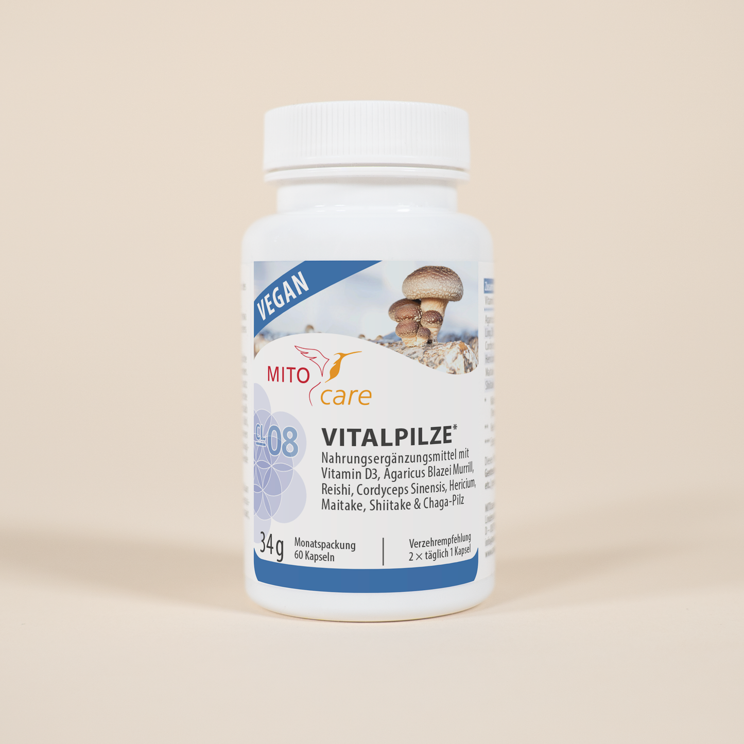 MITOcare Vitalpilze Produktfoto