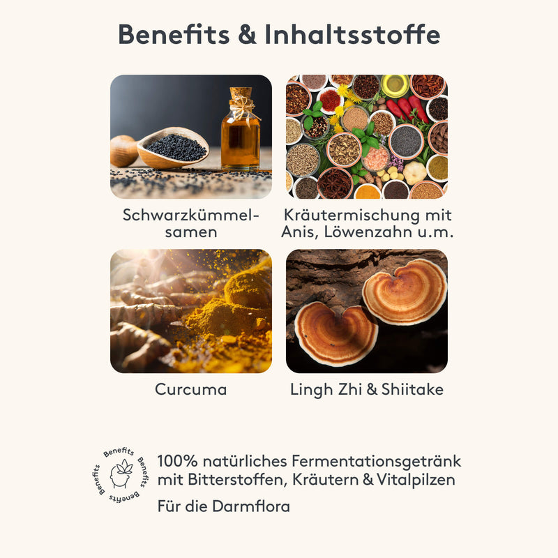 Benefits und Inhaltstoffe MITOcare Dysbiosan