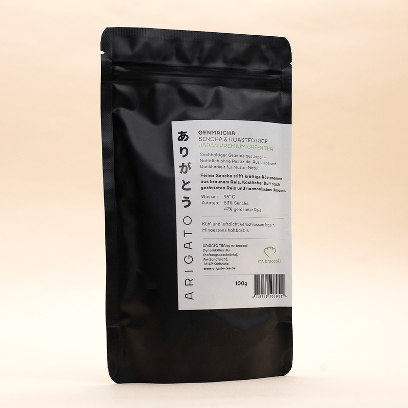 Té Genmaicha (Sencha y Arroz Tostado) de Arigato Tea